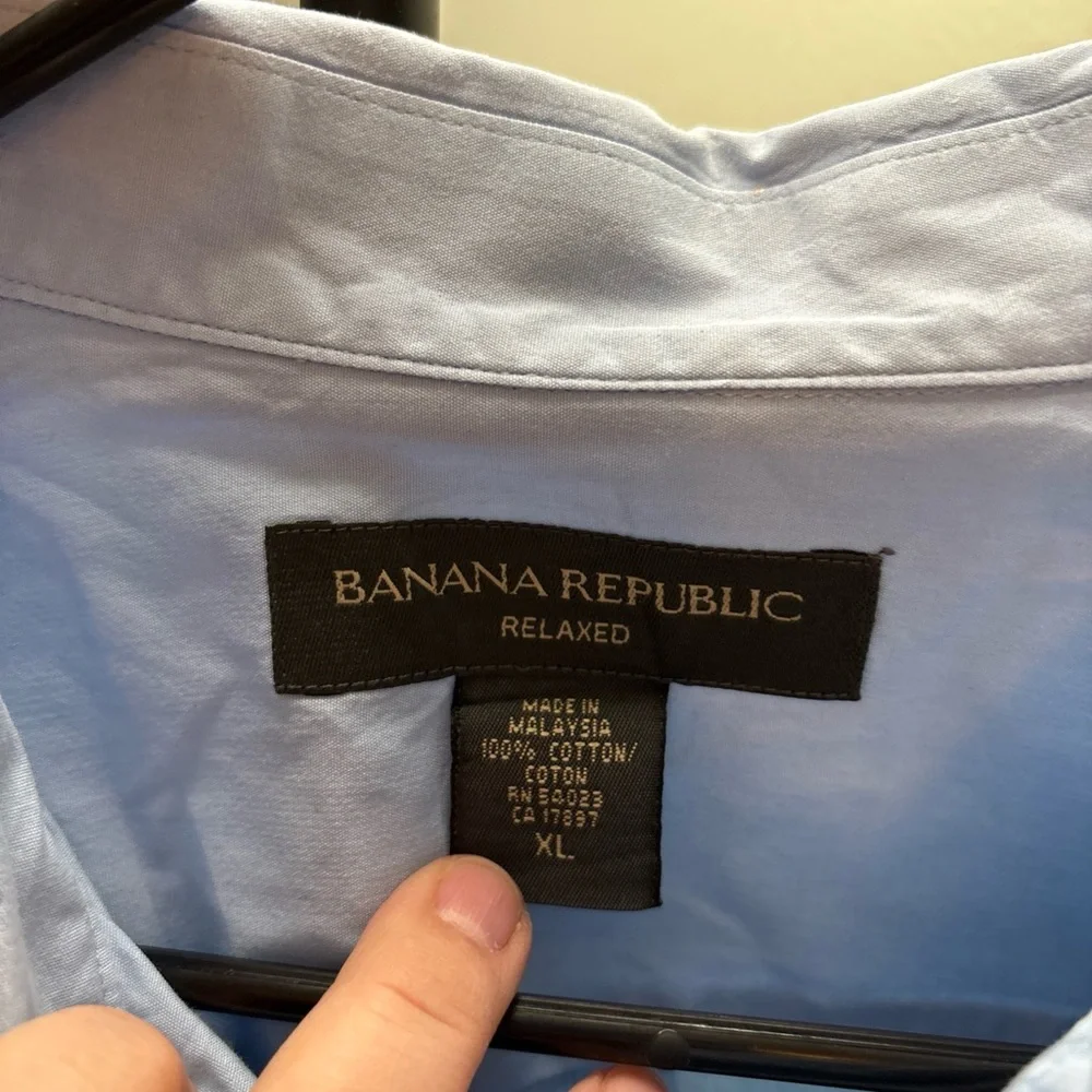 Banana Republic Sky Blue Dress Shirt
